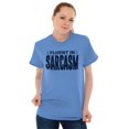 thumbnail image 3 of Fluent in Sarcasm Funny Attitude Men's Graphic T Shirt Tees Brisco Brands X, 3 of 6