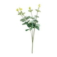 thumbnail image 2 of Zxpjkyu Artificial Eucalyptus Stem Vase Filler Branch Floral Picks Houseplant Fake Green 4 Heads Length 37cm, 2 of 9