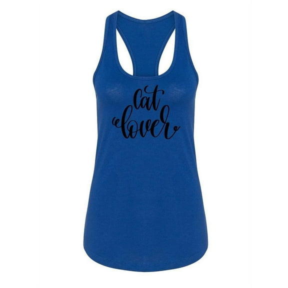 The Cat Lover Racerback Tank Women -Image by Shutterstock, Female x-Large