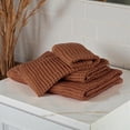 thumbnail image 2 of DEMMEX Organic Turkish Cotton Waffle Hand Towels, Set of 2 – Large 20x30 in, Ultra Soft, Lightweight & Quick Dry, Luxury Bathroom & Kitchen Towels – OEKO-TEX Certified (Terracotta), 2 of 6