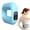 Blue, variant on Fascia Massage Ring 2-in-1 Vibration Therapy & Deep Tissue Muscle Recovery Device Rechargeable Body Massager with LCD Display, Adjustable Intensity for Fitness Recovery, Relaxation and Daily Wellness