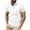 White, variant on Fnooota Mens Polo Shirts with Collar, Casual Pullover Workout Summer Short Sleeve Shirts Blue Size 3XL