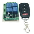 thumbnail image 1 of Interruptor de telemando inalámbrico, módulo receptor de de 433 MHz RF para luz para hogar/lámpara/aparato electrónico, 433 Mhz, (4 botones) DYNWAVEMX Módulo de interruptor de control de relé, 1 of 7