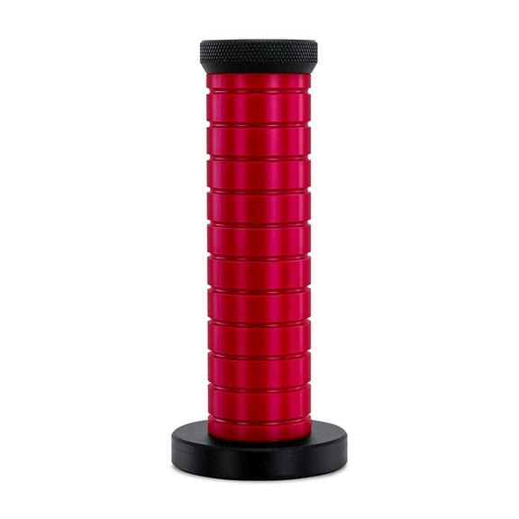 Mishimoto MMSK-BMXBKRDH Grip Shift Knob, Red / Black