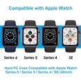 thumbnail image 3 of [10 Pack] Étui Rigide Compatible avec Apple Watch Series 6 / SE/ Series 5 / Series 4 40mm avec Protecteur d'Écran en Verre Trempé Intégré, Pare-Chocs Ultra-Fin Compatible avec iWatch 40mm, 3 of 5