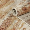 thumbnail image 6 of Superior Taia Striped Damask Indoor Area Rug, 8' x 10', Cream/ Rust, 6 of 7