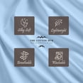 thumbnail image 5 of The Cotton Hub California King Size Top 36" Split Flex Head 4-Piece Sheet Set for Adjustable Beds, 600 Series Pima Cotton Fits 7-9" Deep Pocket (Light Blue, Solid), 5 of 7