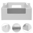 thumbnail image 5 of Himition 4pcs Cupcake Boxes Clear Window Bakery Box with 6 Hole Inserts Cake Packaging Boxes Paper Cupcake Boxes, 5 of 5