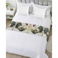 thumbnail image 5 of Xipuska Retro Rooster Bed Runners for Cal King Size Bed, Decorative Bed Throws for Foot of Bed, Farmhouse Animals Wooden Bed Runner Sofa Throw Bedding Scarf Protector Slipcover for Bedroom/Hotel, 5 of 6