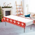 thumbnail image 7 of Christmas Disposable Tablecloth, Holiday Party Table Cover, Waterproof Oil Proof Reindeer Print Tablecloth for Christmas Celebration, 137x274cm Red PE Plastic Disposable Table Cover, 7 of 7