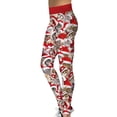 thumbnail image 4 of Pantalones Ajustados De Navidad, Cómodos Y Divertidos Leggings Con Diseño De Navidad, Ajuste Ajustado, Cintura Regular Para Viajes Diarios ANGGREK Otros, 4 of 6
