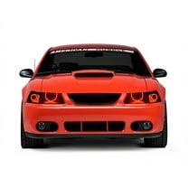 Flashtech Red LED Halo Exterior Decorative Lights fits Ford Mustang, 2 Pieces