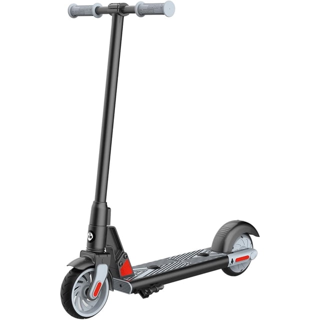 GOTRAX Patinete Eléctrico para Niños de 6 a 12 Años, Patinete Eléctrico Ligero con Ruedas de 6 para Niños Negro