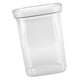 thumbnail image 5 of Caja de almacenamiento de alimentos para cocina, recipiente hermético para almacenamiento de alimentos, tanque transparente sellado con tapa para arroz de grano mixto, blanco, 1300ml, 5 of 14