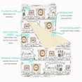 thumbnail image 5 of JumpOff Jo Standard Toddler Nap Mat Sleeping Bag for Preschool, 43 x 21 in - Zoo Train, 5 of 6