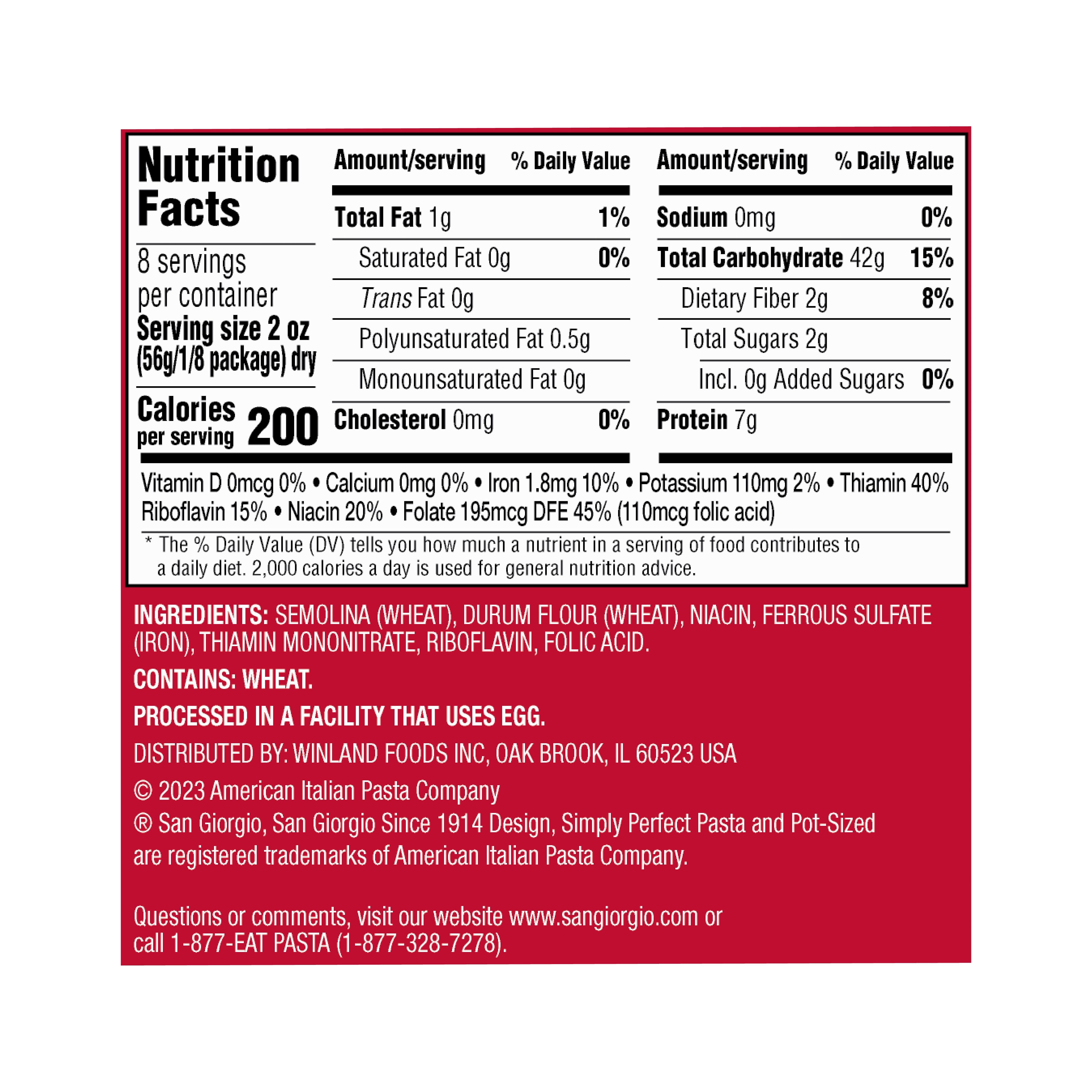 (5 pack) San Giorgio 16 oz Spaghetti Pasta