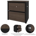 thumbnail image 5 of Pemberly Row 2 Drawer Lateral File Cabinet in Antigua and Black, 5 of 6