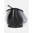 thumbnail image 5 of Free Assembly Women's Faux Leather Ballet Flats with Bow, 5 of 8
