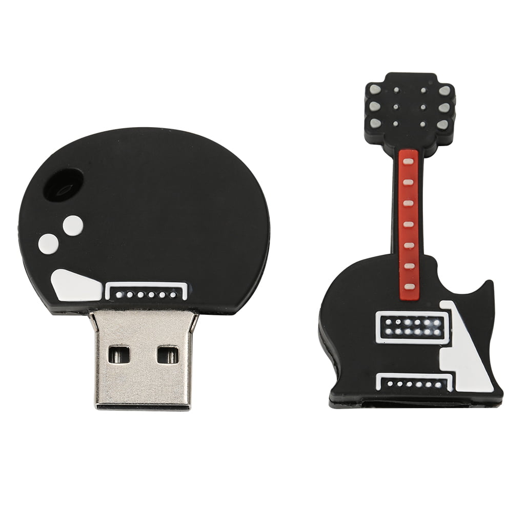 Guitar Cartoon 64GB Memory Stick 2.0USB Flash Drive High Speed Thumb Pen Storage 
