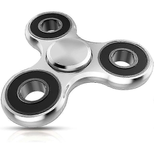 Ultra Durable Stainless Steel Fidget Spinner for ADHD Focus Anxiety and Stress Relief with High-Speed Precision Spinning