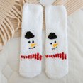 thumbnail image 2 of Calcetines de Navidad de dibujos animados para mujer, calcetín femenino de invierno con bordado de terciopelo Coral Fridja  nalpqowj3816, 2 of 3