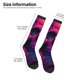 thumbnail image 2 of Balery Purple-Red Skull Calcetines novedosos Calcetines deportivos Calcetines hasta la rodilla Calcetines de algodón Calcetines originales y geniales, 2 of 6