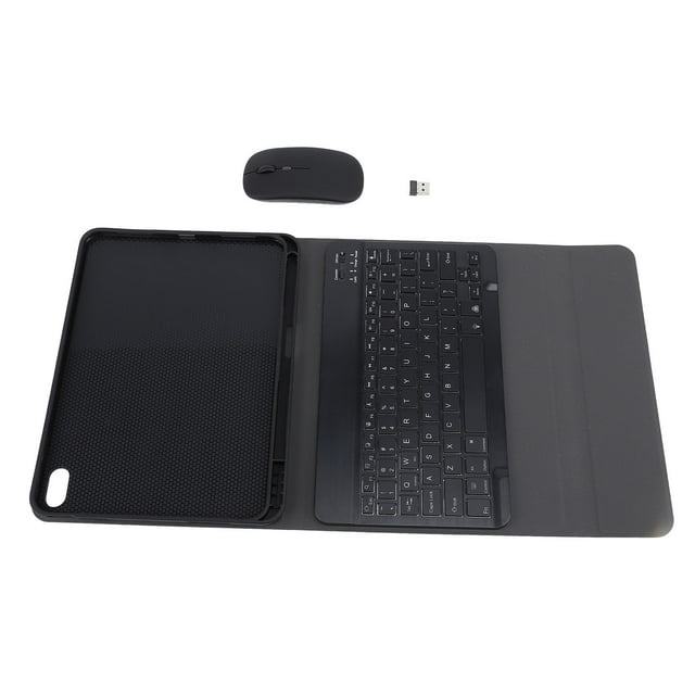 Keyboard Case for IOS Tablet 10.9 Inch 10th Generation 2022, Detachable BT Keyboard with RGB Light, Keyboard Cover Holder