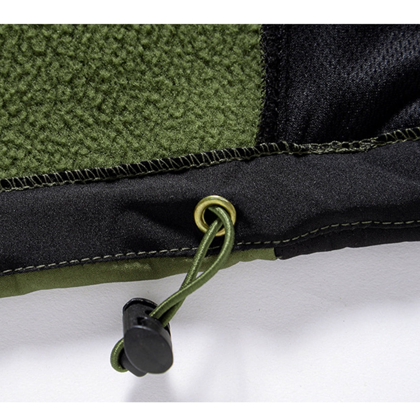 Kixjoy Tactical Jacket for Men Long Sleeve Waterproof Hooded Jackets Big and Tall Full Zip Fall Coat Outdoor Camo Warm Mens Hoodies with Pockets, Army Green M