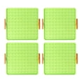 thumbnail image 1 of Ounissouiy Material seguro para enseñanza temprana de 4 piezas para desarrollar las habilidades educativas de los niños Juguetes Educativos Verde, 1 of 6