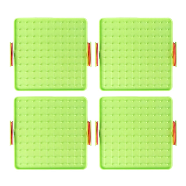 Bewildely 4 pack/lote herramientas de educación temprana de borde suave para la práctica de coordinación mano-ojo material didáctico Juguetes Educativos Verde