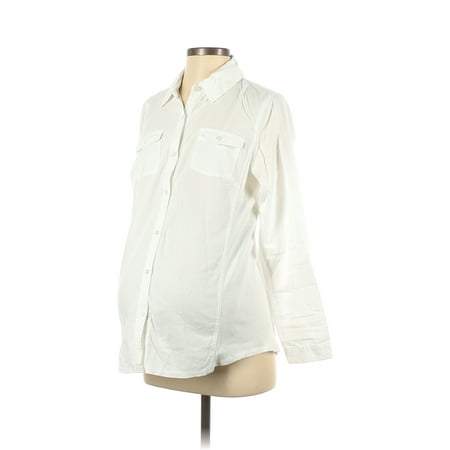 

Pre-Owned Motherhood Women s Size S Maternity Long Sleeve Button-Down Shirt