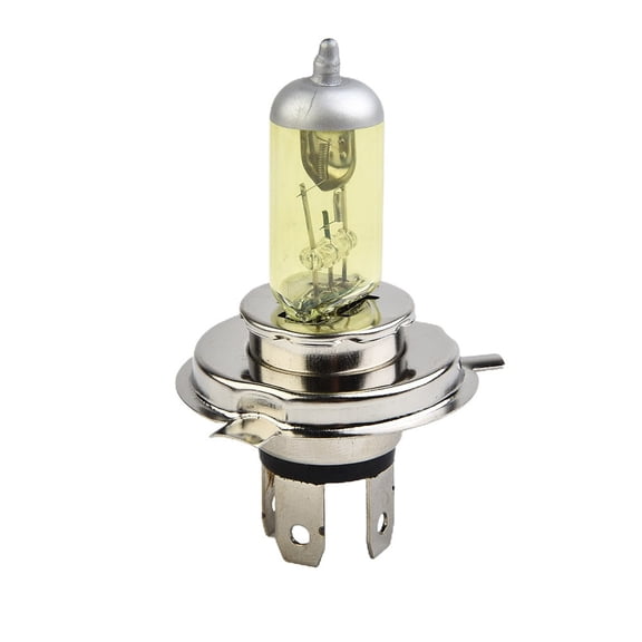 2PCS Car Amber Light H4 Halogen Bulb Headlight Kit 12V 100W 3000K 1700Lm