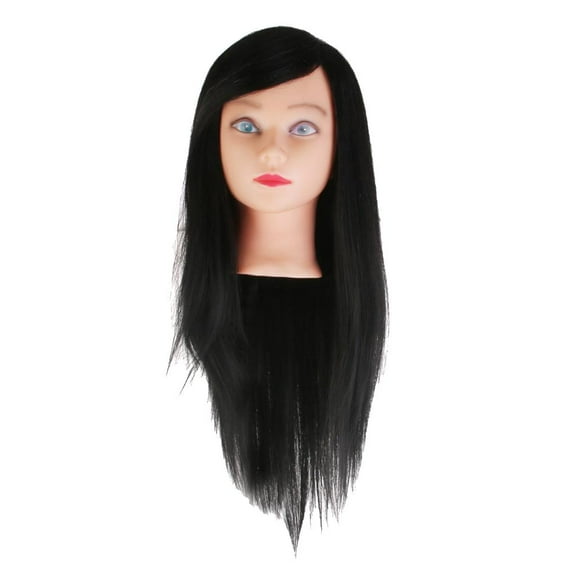 Salon Hairdressing Real Hair Styling Mannequin 16'' W/ Holder