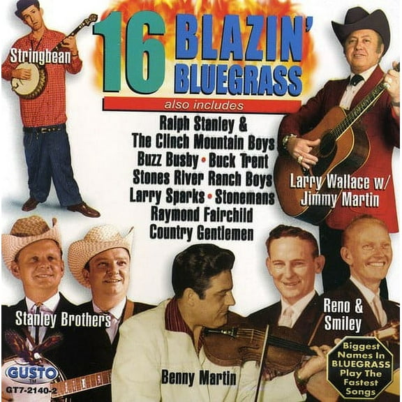 Various Artists - 16 Blazin Bluegrass / Various - Music & Performance - CD