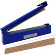 thumbnail image 2 of INTBUYING 12''（300mm） 110V Manual Impulse Hand Sealer Heat Sealing Machine Poly Element Plastic Sealer, 2 of 8