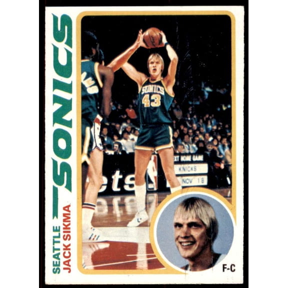 Jack Sikma Rookie Card 1978-79 Topps #117
