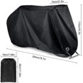 thumbnail image 2 of Funda de Bicicleta JINMJMXG impermeable Con Tiras Reflectantes color negro, 2 of 2