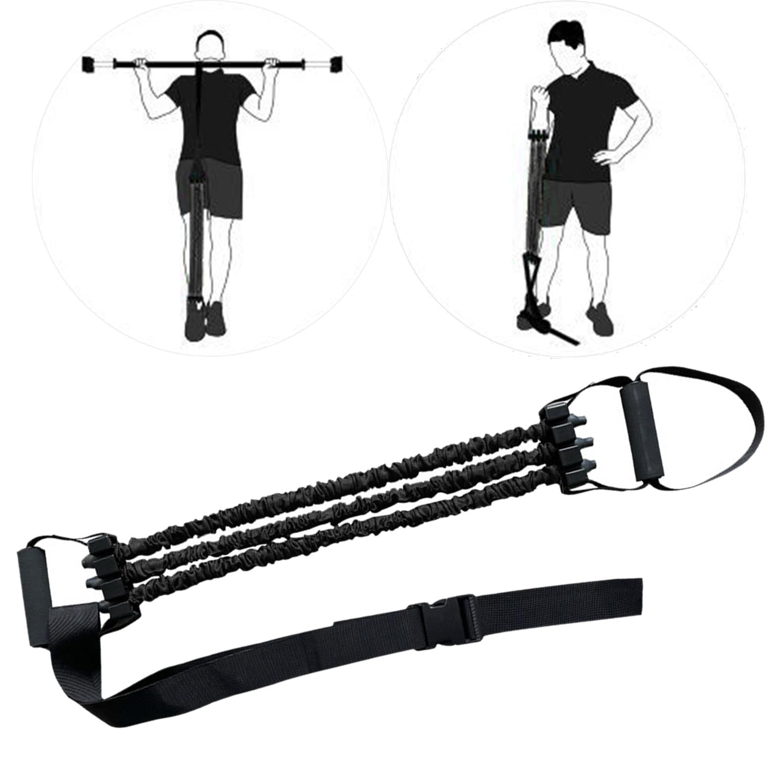 High quality pull up support band for workout, heavy duty adjustable resistance Black