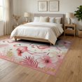 thumbnail image 3 of ODIKA Whimsical Scattered Motif Confetti Border Wreath Repeating Botanical Non-Slip Chair-Friendly Floor for Dining Room, Under Table, Office, 3 of 7