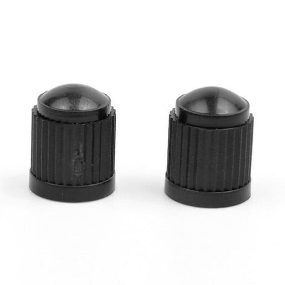 100Pcs Car Tire Valve Cap Black Plastic Tire Wheel Rims Stem Air Valve Cap Cover For Car Truck Bike Tire Repair Tools Car Access Fangkenuo