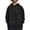 Black-A#1076JJ, variant on Men Hoodie Basic Solid Color Long Sleeve Shirts for Men Drawstring Fall Hooded Sweatshirts for Men with Pocket Dark Green L