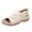 Beige, variant on Hvyesh Womens Orthopedic Sandals Casual Summer Peep Toe Sandals Comfy Arch Support Sandals Boho Beach Sandal Size 5.5