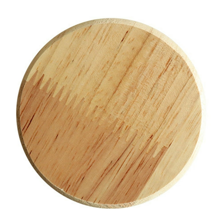 12 Pack Unfinished Wood Coasters, GOH DODD 5 Inch Wooden Coasters Crafts  Blanks for DIY Drawing Painting Laser Engraving Wood Burning, Square