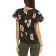 thumbnail image 2 of CeCe womens  Accordion Pleated Blouse, XL, Black, 2 of 3