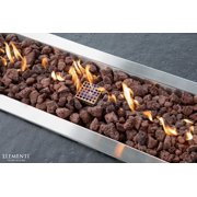 Elementi Hampton 56 Fire Table - Dark Gray, Natural Gas