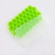 thumbnail image 4 of DEKAXID - Molde de silicona para hacer cubitos de hielo (37 rejillas, forma de panal), de grado alimenticio, con tapa, 4 of 6