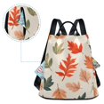 thumbnail image 5 of FORMRS Women's Travel Backpack Purse Anti-Theft Hidden Pockets Casual Shoulder Bag, Red Autumn Leaves, 5 of 7