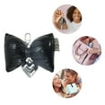 thumbnail image 3 of Unique Bargains 1 Pc Stylish Bow Handbag Charm Bag Accessories Black, 3 of 5