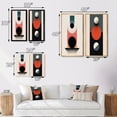 thumbnail image 4 of Designart "Retro Minimalist Full Moon Delight III" Transitional Framed Wall Art Set Of 2 - Abstract Black Gallery Wall Frame Set For Home Decor, 4 of 6