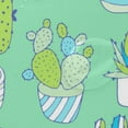 thumbnail image 4 of Coolnut Shower Curtain and Rug Set, Colorful Cactus Polyester Waterproof Bath Curtain and Mat for Bathroom with Hooks, 72" x 72", 4 of 6